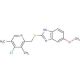 4-Desmethoxy-4-chloro Omeprazole Sulfide (CAS 220757-74-4) - chemical structure image