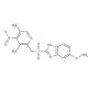 4-Desmethoxy-4-nitro Omeprazole Sulfone - chemical structure image