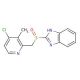 4-Desmethoxypropoxyl-4-chloro Rabeprazole (CAS 168167-42-8) - chemical structure image