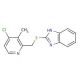 4-Desmethoxypropoxyl-4-chloro Rabeprazole Sulfide (CAS 103312-62-5) - chemical structure image