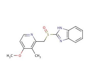 4-Desmethoxypropoxyl-4-methoxy Rabeprazole (CAS 102804-77-3) - chemical structure image