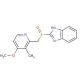4-Desmethoxypropoxyl-4-methoxy Rabeprazole (CAS 102804-77-3) - chemical structure image