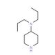 4-Di-n-propylamino-piperidine (CAS 675136-96-6) - chemical structure image