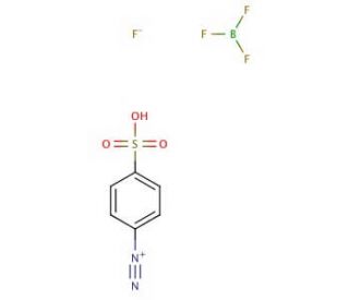 4-(Diazonium)benzenesulfonic Acid, Fluoroborate Salt (CAS 2145-24-6) - chemical structure image
