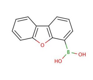4-(Dibenzofuranyl)boronic acid (CAS 100124-06-9) - chemical structure image