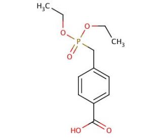 4-(Diethoxyphosphinylmethyl)benzoic Acid - chemical structure image