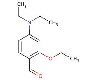 4-Diethylamino-2-ethoxy-benzaldehyde (CAS 61657-61-2) - chemical structure image