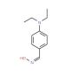 4-Diethylaminobenzaldoxime (CAS 54376-65-7) - chemical structure image
