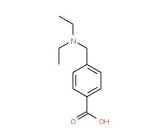 4-Diethylaminomethyl benzoic acid (CAS 62642-59-5) - chemical structure image