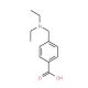 4-Diethylaminomethyl benzoic acid (CAS 62642-59-5) - chemical structure image