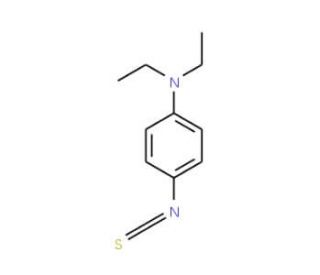 4-Diethylaminophenyl isothiocyanate (CAS 84381-54-4) - chemical structure image