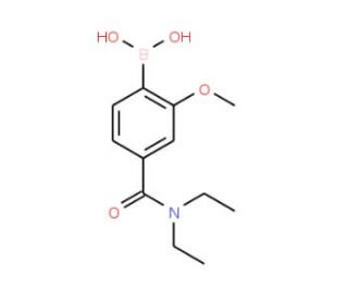 [4-(Diethylcarbamoyl)-2-methoxy]phenylboronic acid (CAS 913835-34-4) - chemical structure image