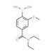 [4-(Diethylcarbamoyl)-2-methoxy]phenylboronic acid (CAS 913835-34-4) - chemical structure image