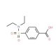 4-Diethylsulfamoyl-benzoic acid (CAS 1213-06-5) - chemical structure image