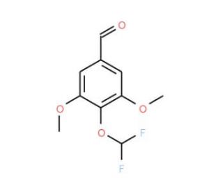 4-(difluoromethoxy)-3,5-dimethoxybenzaldehyde - chemical structure image
