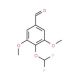 4-(difluoromethoxy)-3,5-dimethoxybenzaldehyde - chemical structure image