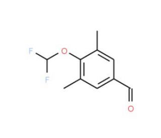 4-(difluoromethoxy)-3,5-dimethylbenzaldehyde - chemical structure image