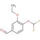 4-Difluoromethoxy-3-ethoxy-benzaldehyde - chemical structure image
