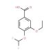 4-(difluoromethoxy)-3-ethoxybenzoic acid - chemical structure image