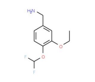 [4-(difluoromethoxy)-3-ethoxyphenyl]methanamine - chemical structure image