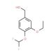 [4-(difluoromethoxy)-3-ethoxyphenyl]methanol - chemical structure image