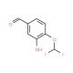 4-Difluoromethoxy-3-hydroxybenzaldehyde (CAS 151103-08-1) - chemical structure image
