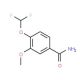 4-(Difluoromethoxy)-3-methoxybenzamide - chemical structure image