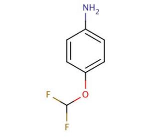4-(Difluoromethoxy)aniline (CAS 22236-10-8) - chemical structure image
