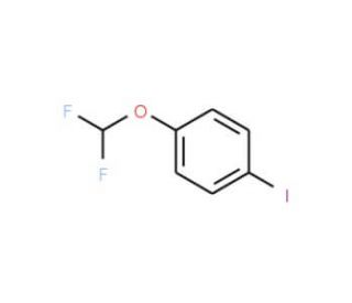 4-(Difluoromethoxy)iodobenzene (CAS 128140-82-9) - chemical structure image