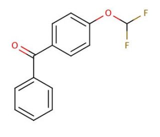 [4-(difluoromethoxy)phenyl](phenyl)methanone - chemical structure image