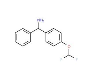 [4-(difluoromethoxy)phenyl](phenyl)methylamine - chemical structure image