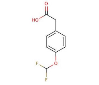 [4-(difluoromethoxy)phenyl]acetic acid - chemical structure image