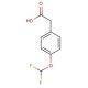 [4-(difluoromethoxy)phenyl]acetic acid - chemical structure image
