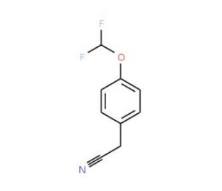 4-(Difluoromethoxy)phenylacetonitrile (CAS 41429-16-7) - chemical structure image