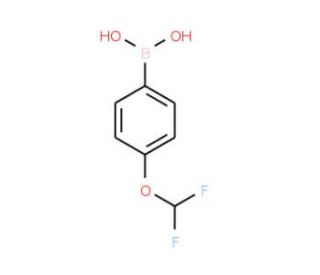 4-(Difluoromethoxy)phenylboronic acid (CAS 688810-12-0) - chemical structure image
