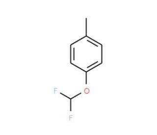 4-(Difluoromethoxy)toluene (CAS 1583-83-1) - chemical structure image
