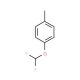 4-(Difluoromethoxy)toluene (CAS 1583-83-1) - chemical structure image