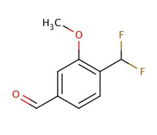 4-(Difluoromethyl)-3-methoxybenzaldehyde (CAS 900641-83-0) - chemical structure image