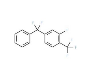 4-(Difluorophenylmethyl)-2-fluoro-1-(trifluoromethyl)benzene - chemical structure image