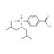 4-Diisobutylsulfamoyl-benzoic acid (CAS 10252-81-0) - chemical structure image