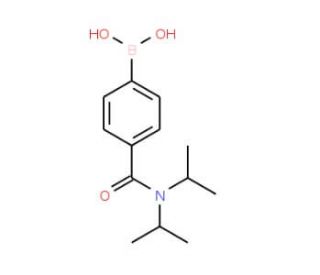4-(Diisopropylcarbamoyl)phenylboronic acid (CAS 850568-33-1) - chemical structure image