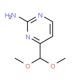4-(dimethoxymethyl)pyrimidin-2-amine (CAS 165807-05-6) - chemical structure image