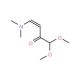 4-(Dimethylamino)-1,1-dimethoxybut-3-en-2-one (CAS 67751-23-9) - chemical structure image