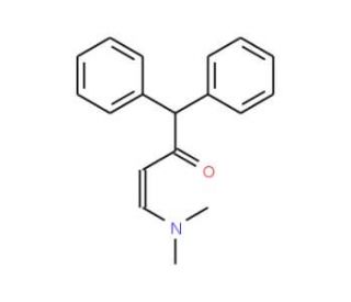 4-(Dimethylamino)-1,1-diphenyl-3-buten-2-one - chemical structure image