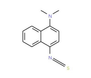 4-Dimethylamino-1-naphthylisothiocyanate (CAS 29711-79-3) - chemical structure image