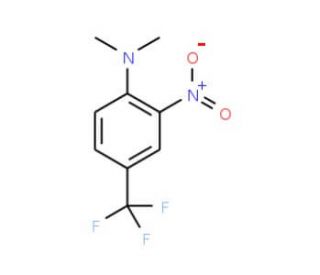 4-Dimethylamino-3-nitrobenzotrifluoride (CAS 40700-38-7) - chemical structure image