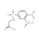 ({[4-(dimethylamino)-3-nitrophenyl]sulfonyl}amino)acetic acid - chemical structure image