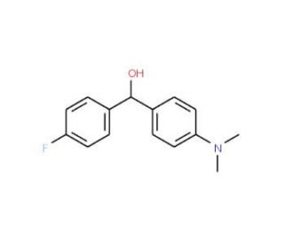 4-(Dimethylamino)-4&prime;-fluorobenzhydrol (CAS 39768-80-4) - chemical structure image