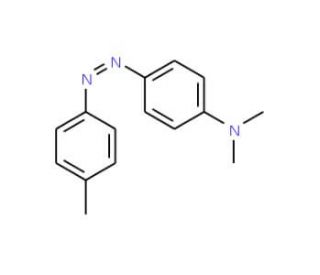 4-Dimethylamino-4&prime;-methylazobenzene (CAS 3010-57-9) - chemical structure image