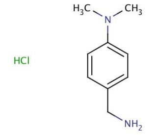 4-(Dimethylamino)benzylamine dihydrochloride (CAS 34403-52-6) - chemical structure image
